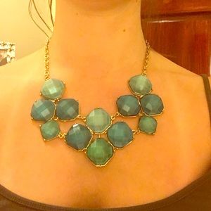 Blue stone necklace