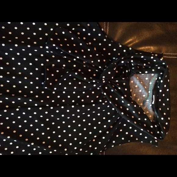 Short Sleeve Polka Dot Shirt - Picture 3 of 3