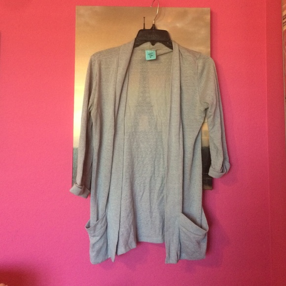 Lightweight grey cardigan!