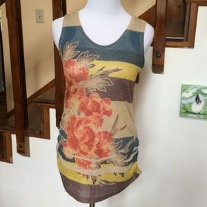 Beautiful Shimmery Racer Back Top M/L