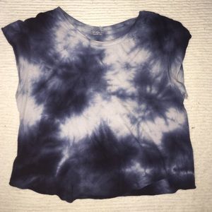 Blue and White brandy tie-dye