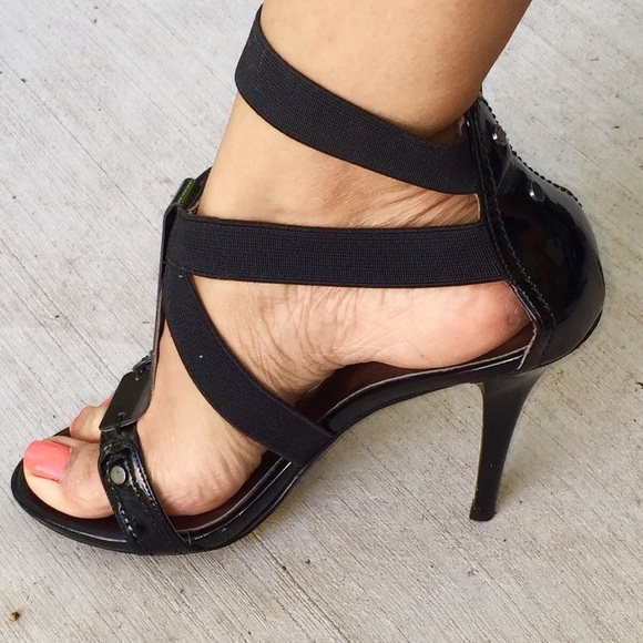 Guess beautiful black silver high heels! 6.5 - Picture 2 of 4