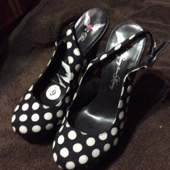 Poka dot shoes