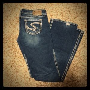 Silver jeans