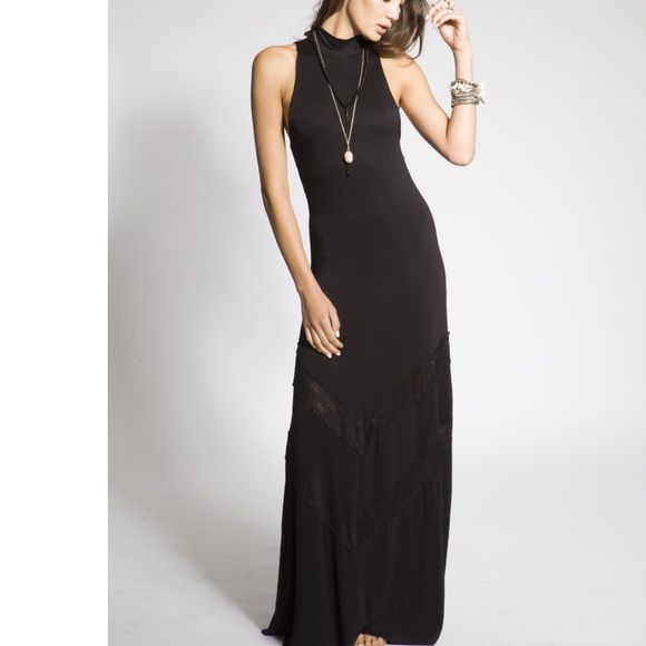 NWT Stillwater Victorian Maxi Dress W/Lace Detail - Picture 3 of 4