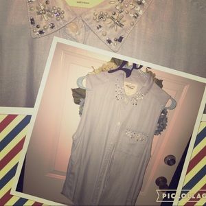 Abercrombie & Fitch denim detailed top!