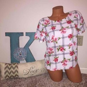 NWT Forever 21 Floral Print Top Medium