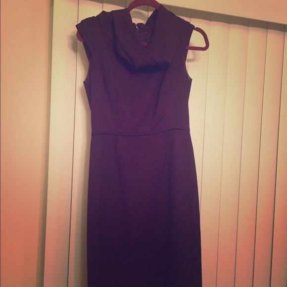 Tahari purple dress