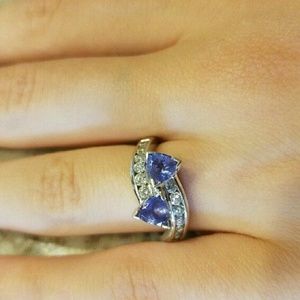 SOLD!!! Tanzanite & Diamond Ring