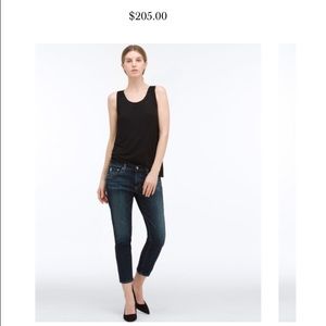 AG The Stilt Crop Cigarette Crop