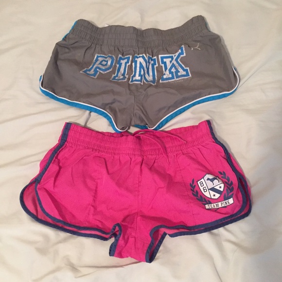 $8 for both Pink Victoria's Secret Shorts