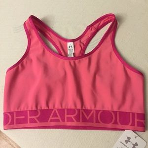 NWT Under Armour Sports Bra Pink