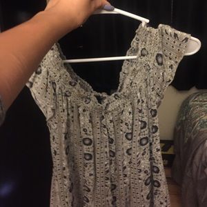 American eagle over the shoulder top