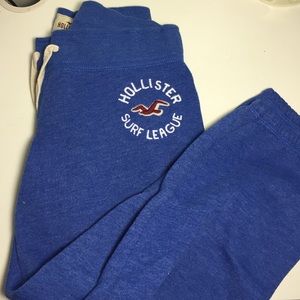 Blue Hollister Sweat pants