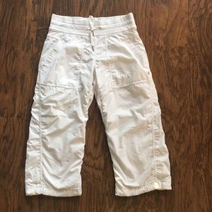 Lululemon Crop Studio Style Dance Pant in White