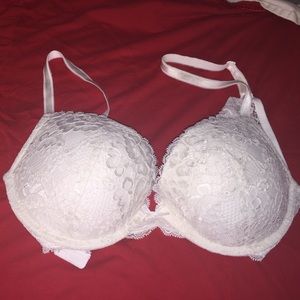 Dream Angels Push Up White Lace Bra