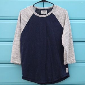 Lucky Brand Navy Baseball Tee
