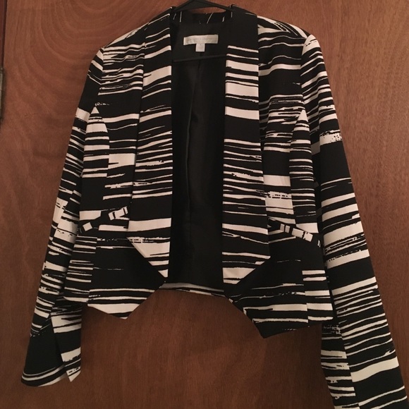 Zebra striped blazer from NY & Company