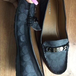 Smoke/Black Olive Loafer Flats