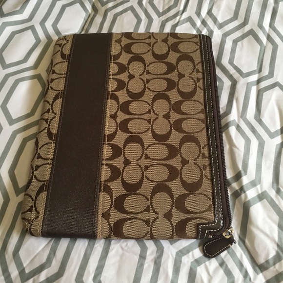 Coach iPad case EUC