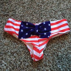 American flag bikini bottoms