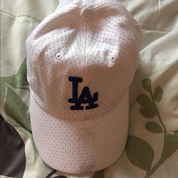 Dodgers LA Nike white and blue hat
