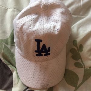Dodgers LA Nike white and blue hat