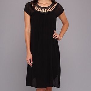 NWT Free People Black Sundancer Dress
