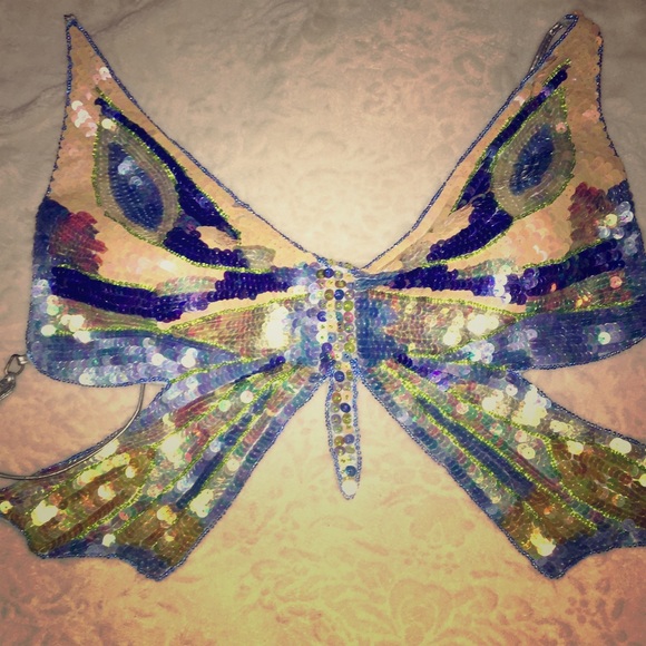 BEAUTIFUL BUTTERFLY SEQUENCE TOP