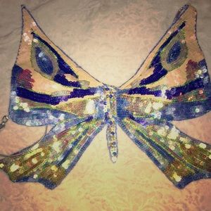 BEAUTIFUL BUTTERFLY SEQUENCE TOP