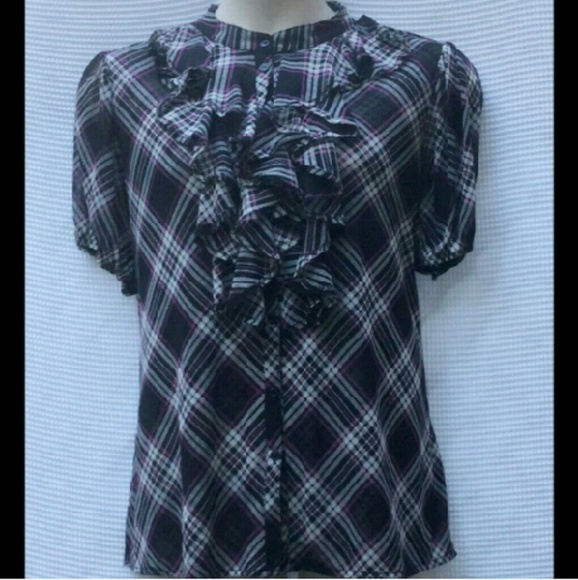 INC ruffle top