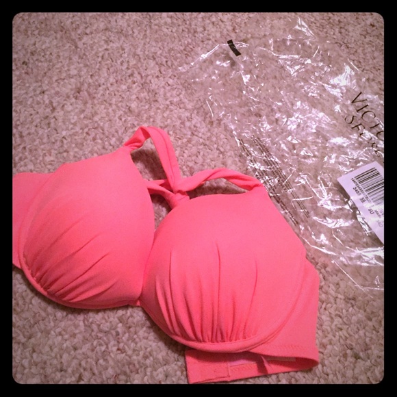 Coral Victoria's Secret Swim Top!