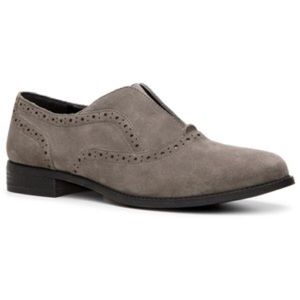 Franco Sarto leather slip on oxfords