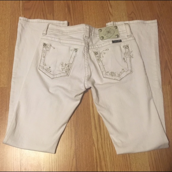 White Miss Me Jeans - Picture 1 of 4