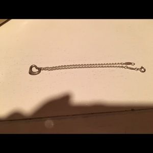 Authentic Tiffany's heart bracelet