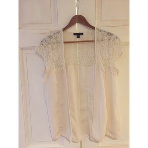 American eagle white cardigan