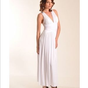 Rubber Ducky Grecian Goddess maxi dress