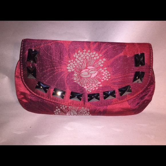 NWT luca luca satin brocade envelope clutch - Picture 4 of 4