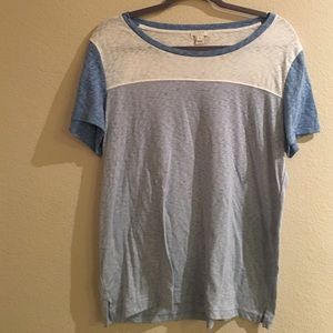 Jcrew Sketched cotton colorblock tshirt