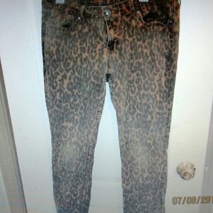 Cheetah Print Skinny Jeans
