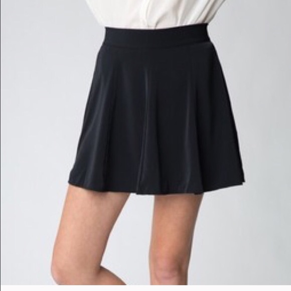 Black circle skirt
