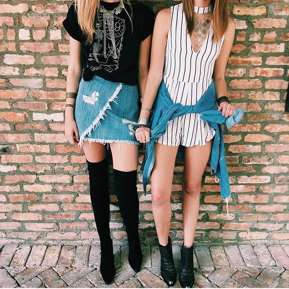 ❌SOLD❌S16 LF Striped Romper - Picture 3 of 4