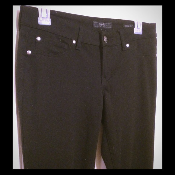 Jessica Simpson Black "Kiss Me" Jeggings Size 28