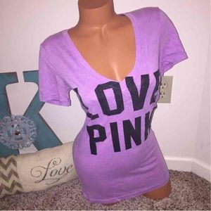 Victoria's Secret Purple Tee Small
