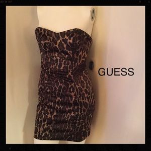 Strapless GUESS dress‼️NOW $20