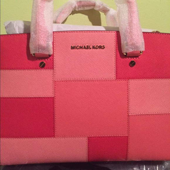 💞💞❤️MICHAEL KORS PINK GRAPEFRUIT SELMA💗💖💖💖💖 - Picture 2 of 3