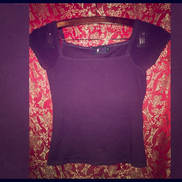 Morbid Threads Plum Goth Top