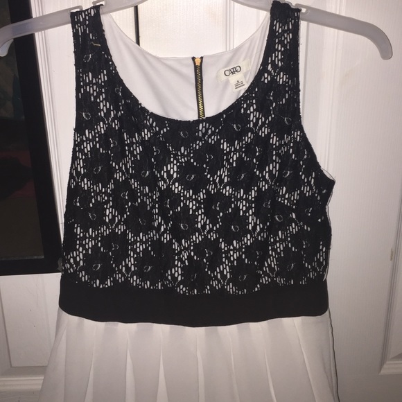 Black/ White Dress