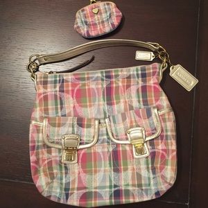Coach purse and change purse