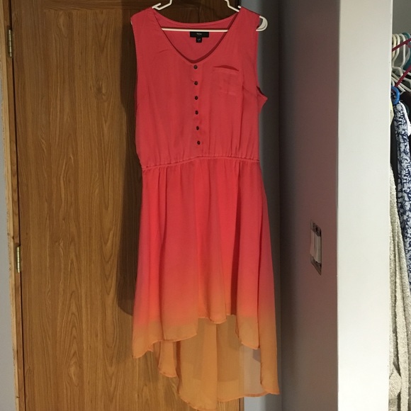 High-Low Ombré Dress